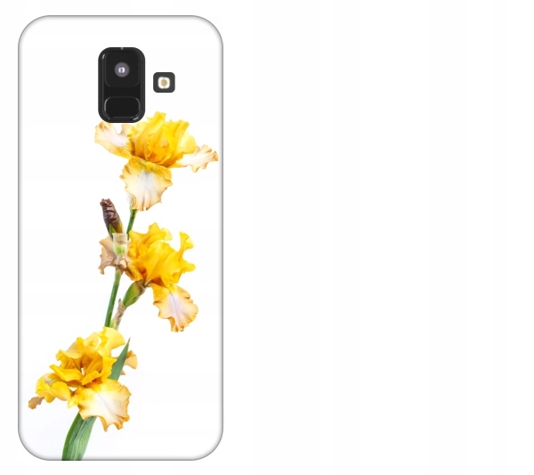 

Etui pokrowiec Samsung Galaxy A6 2018 Kwiat żółty
