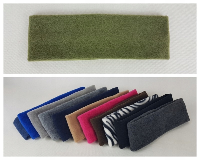 113 OPASKA z polaru polarowa szer. 8 cm ZIELONA Materiał dominujący inny