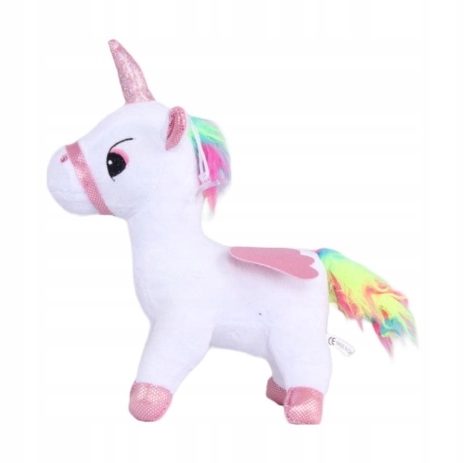 

Maskotka Pluszak Unicorn Jednorożec Biały 27 cm