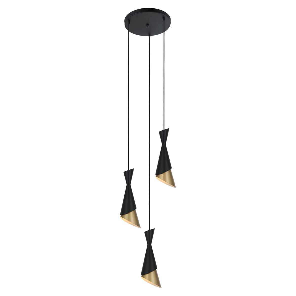 Závěsná lampa Italux Malia Led moderní černá