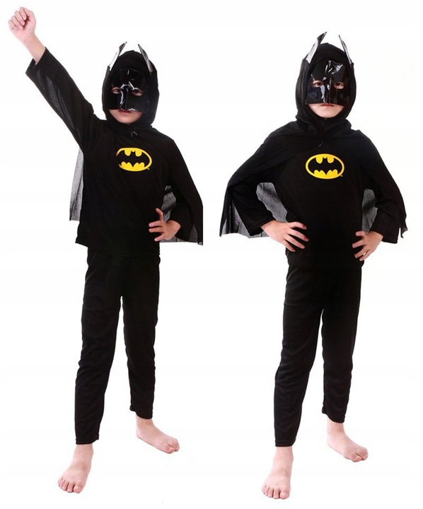 

Strój Batman przebranie Maska Peleryna Sml