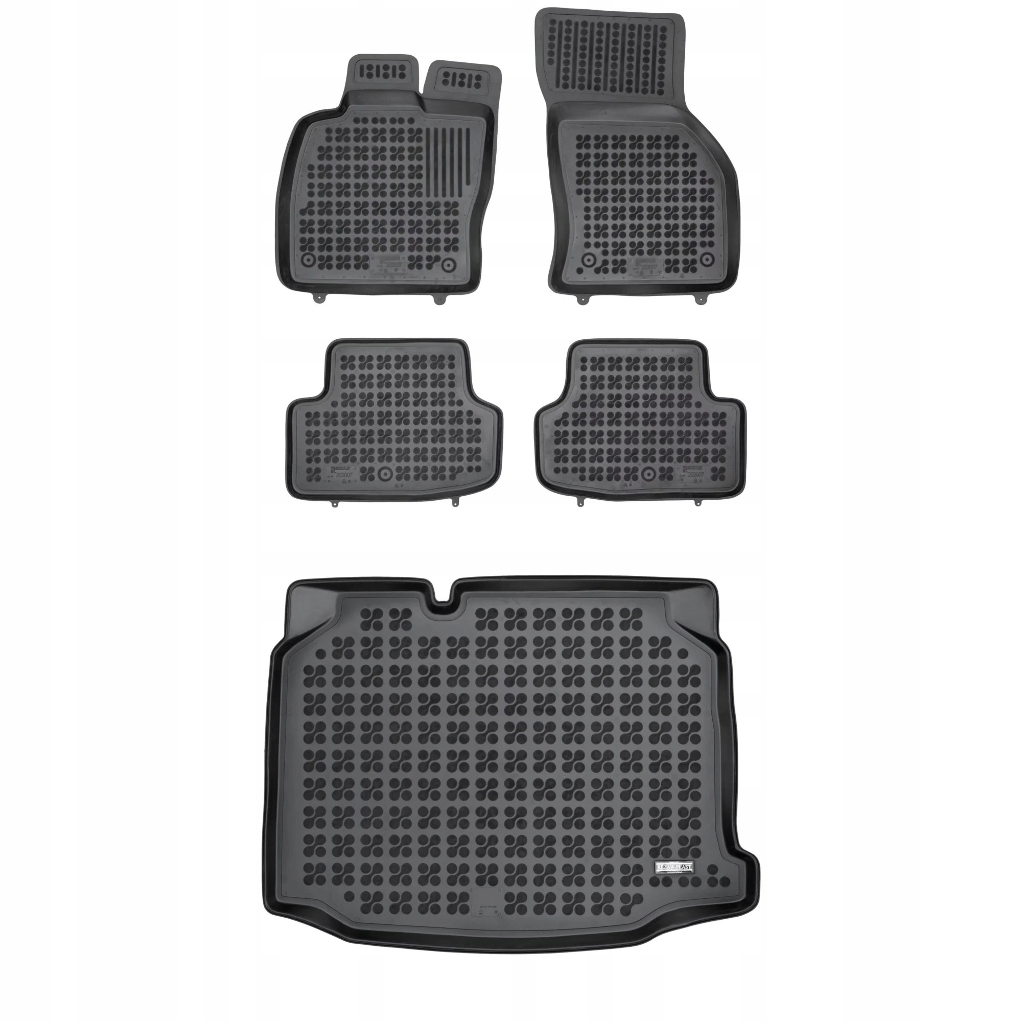 Gumová sada koberčekov a rohože Seat Leon III MK3 2013-2020 s audio systémom