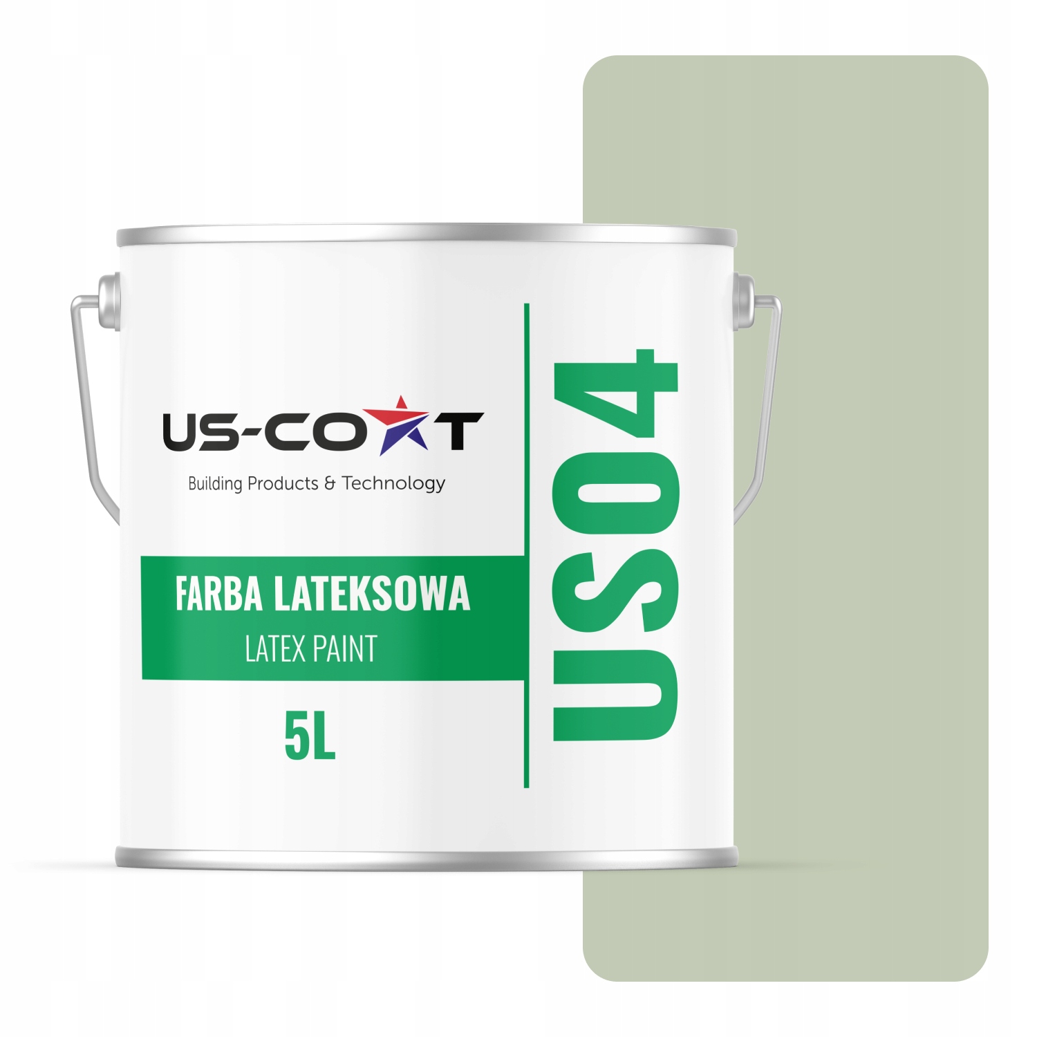 Barva Zelená Světlá H2157 5L Hluboká Matná Na Stěny Stropů