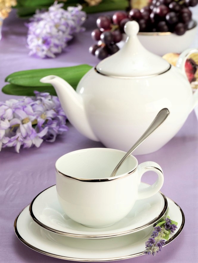 

Villa Italia Hatty Platin Serwis kawowy herbaciany