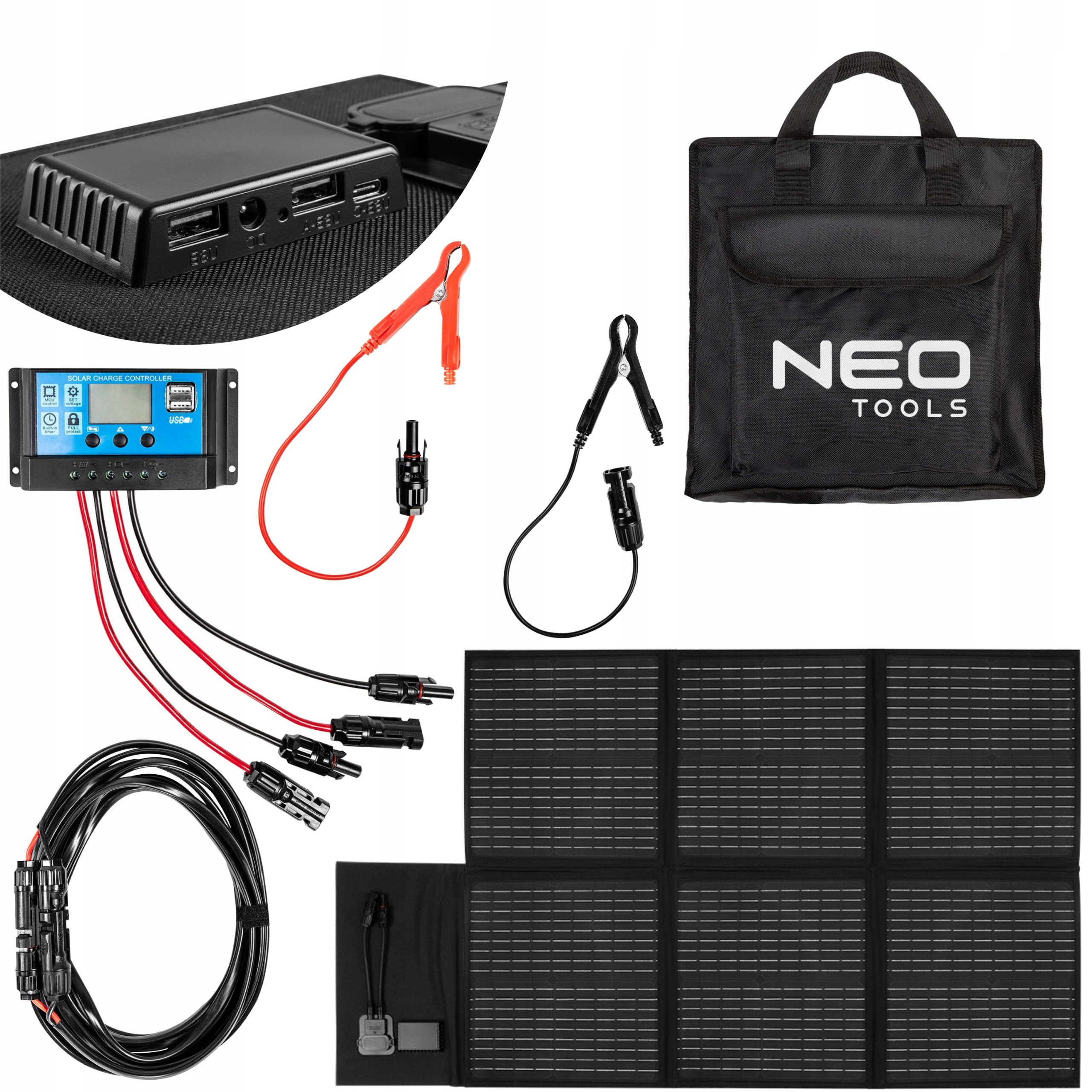 

Neo Panel Słoneczny Przenośny Ładowarka Solar 120W