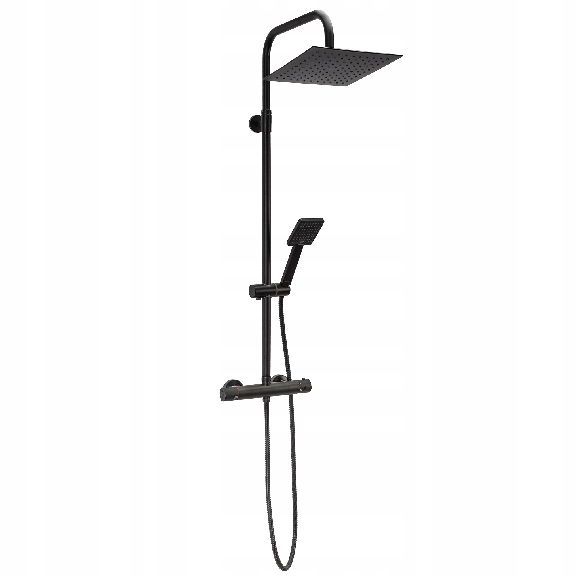 

Zestaw Prysznicowy Calani Miami Black Termostat