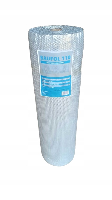 Podložka tepelnoizolačná fólia Baufol Alu 110g/m2 1,2x25m 30m²