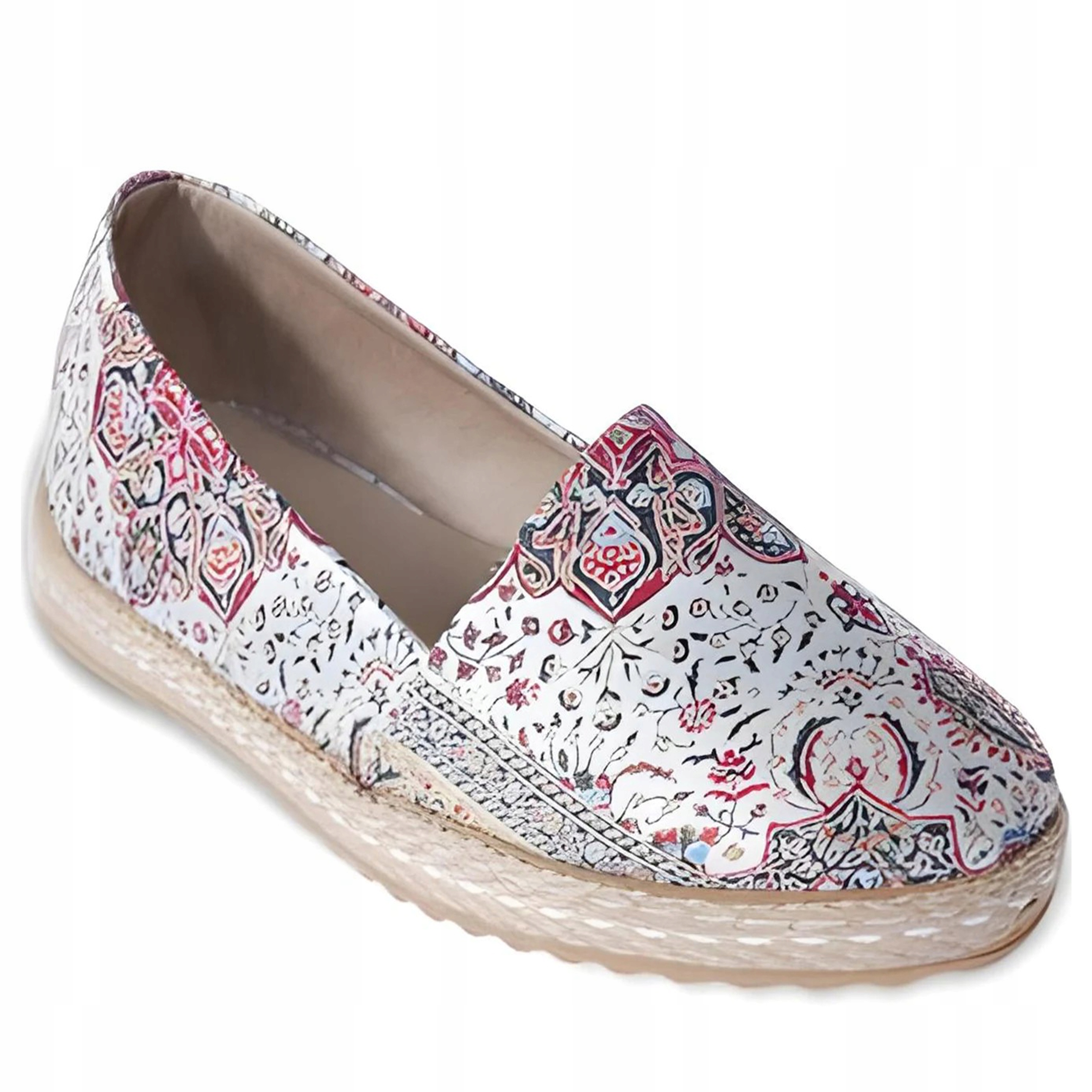 Dámské boty Espadrilky Pohodlné Komfortní Krásné Orientální Vzory Unikátní