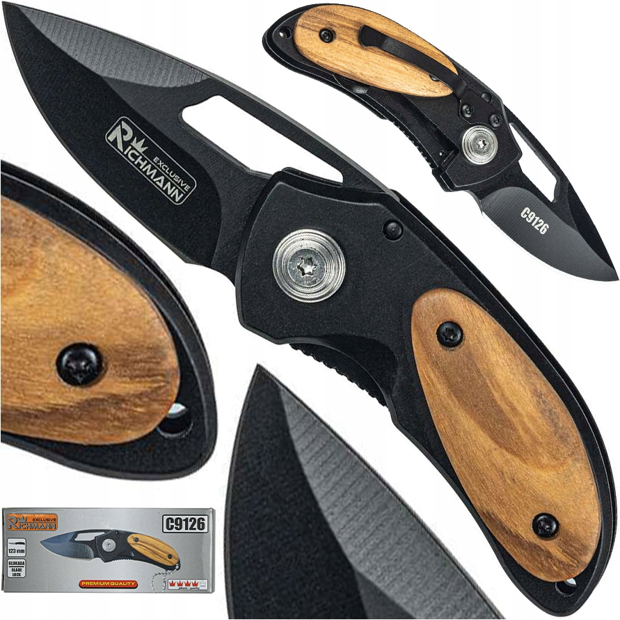 NÓŻ MONTERSKI MINI SKŁADANY TUSRYSTYCZNY KIESZONKOWY SCYZORYK NOŻYK 123 MM