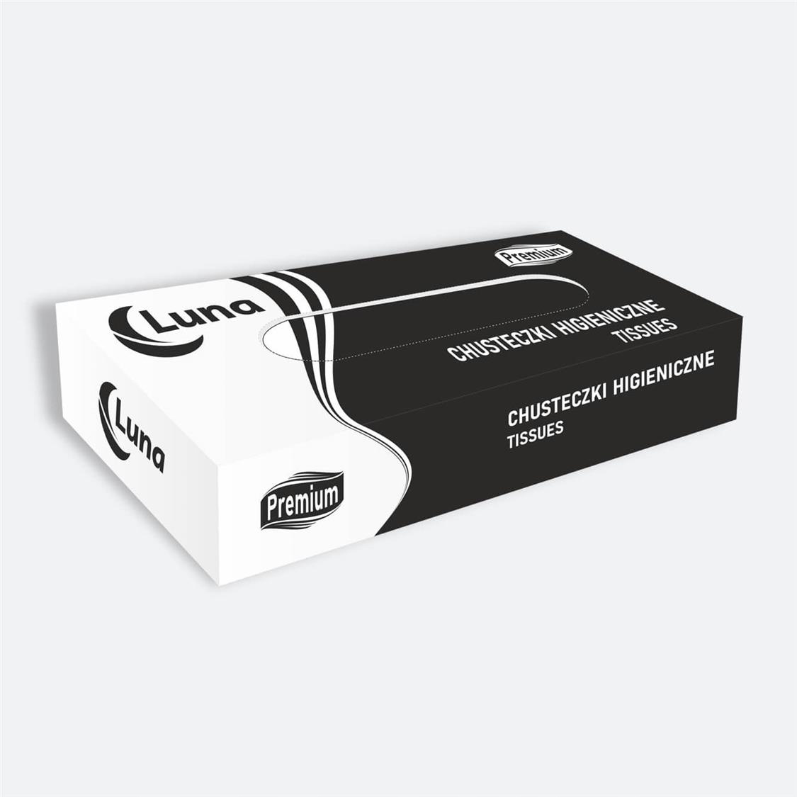 -luna- Chusteczki higieniczne bezzapachowe 2 warst. 100 szt.