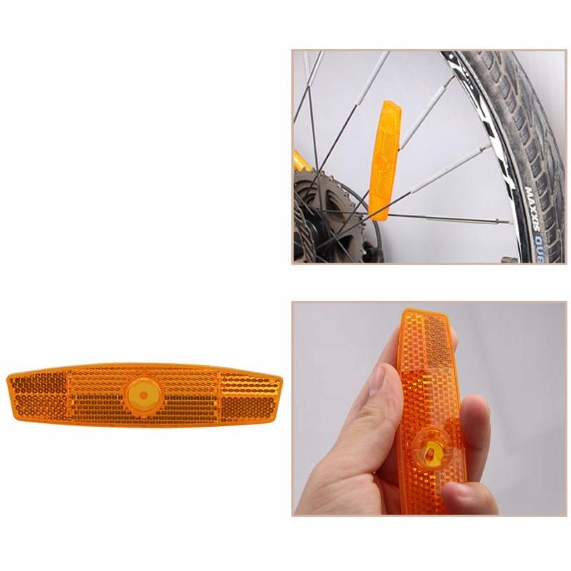 4x ODBLASK NA SZPRYCHY DO KOŁA SZYBKI MONTAŻ Zasilanie inne