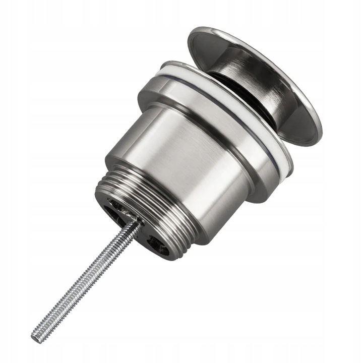 Korek Chrom Umywalkowy KLIK-KLAK Uniwersal Calani Typ bez przelewu z przelewem