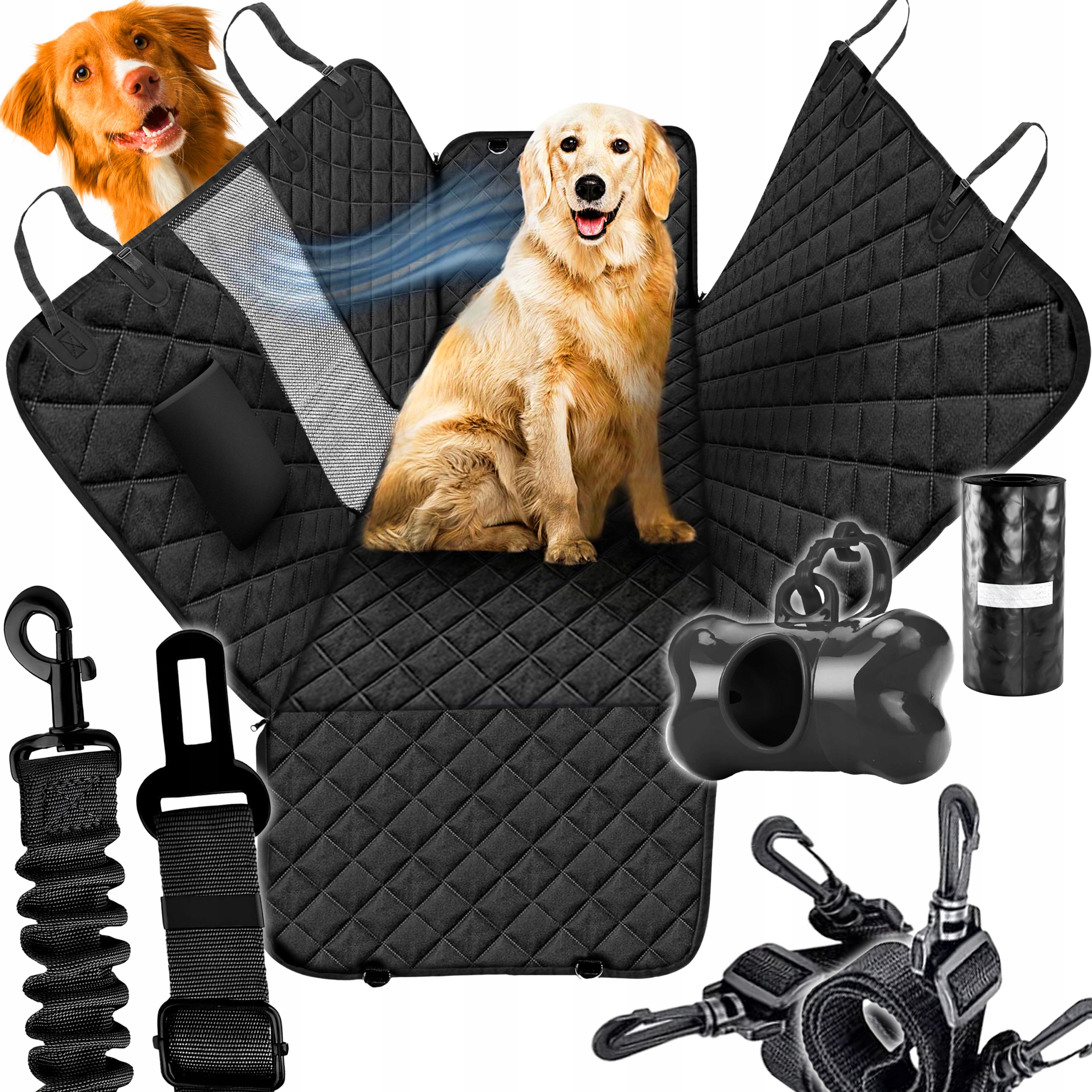 Levně Podložka Pro Psa Do Auta Voděodolná potah na sedadlo Velká 144 x 132 cm