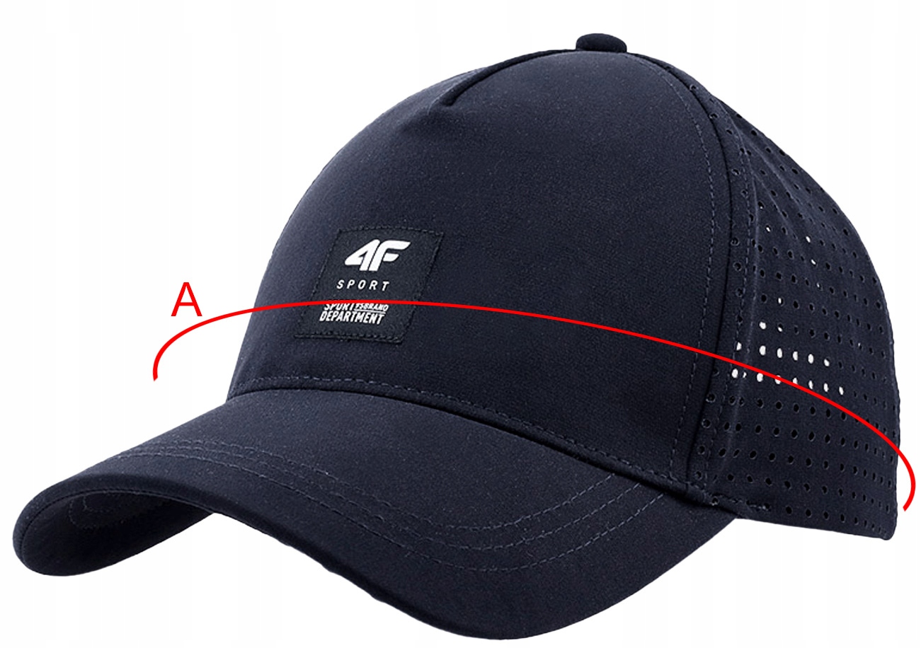 CZAPKA Z DASZKIEM MĘSKA 4F BEJSBOLÓWKA M275 ODDYCHAJĄCA MESH REGULOWANA M Kolor niebieski
