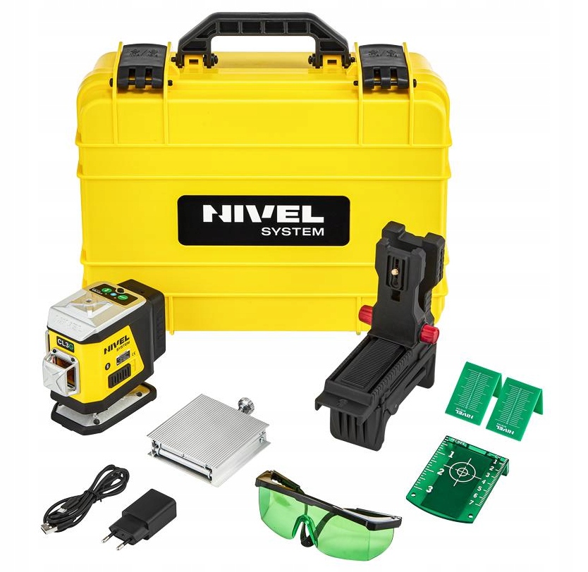 Nivel System CL3G zielony laser krzyżowy 3D