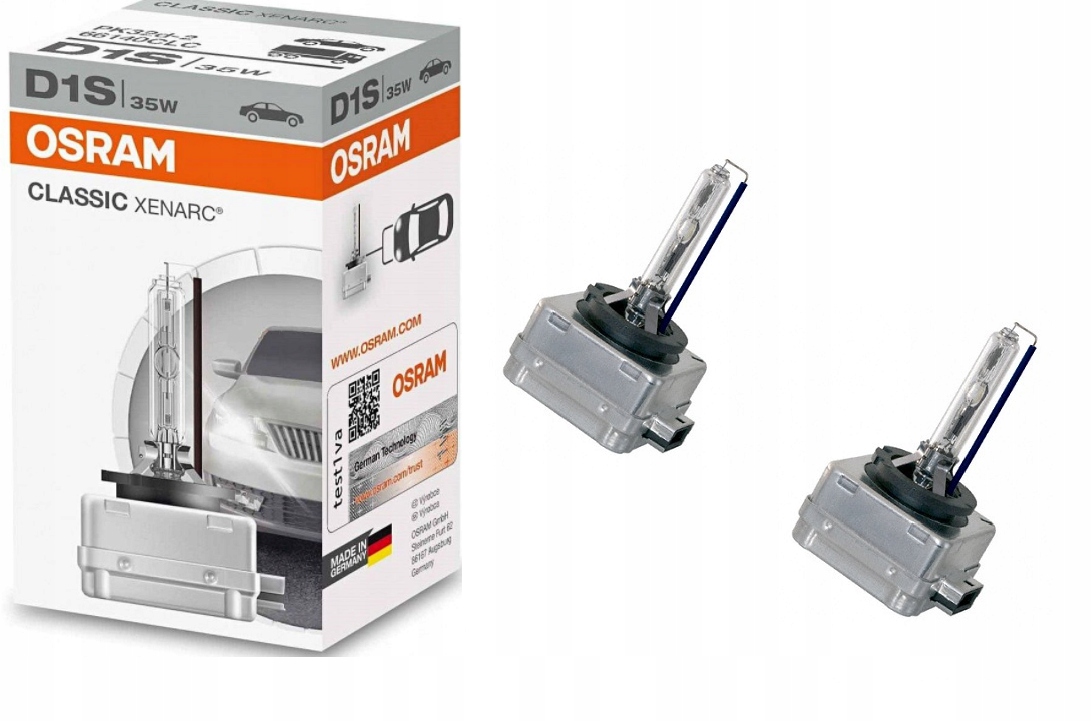 

2X Osram D1S Xenon Classic 35W 4300K 66140CLC