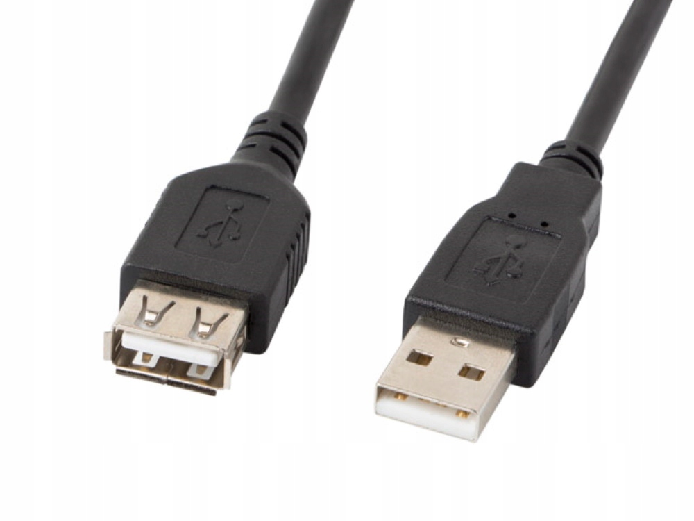

Przedłużacz Usb-a M/f 2.0 5M Czarny Lanberg