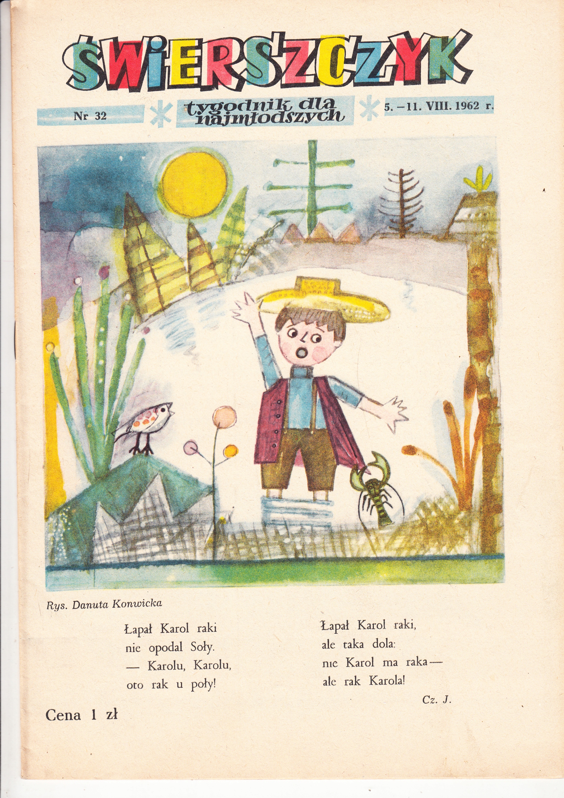 Świerszczyk nr.32 5.-11.VIII.1962r.