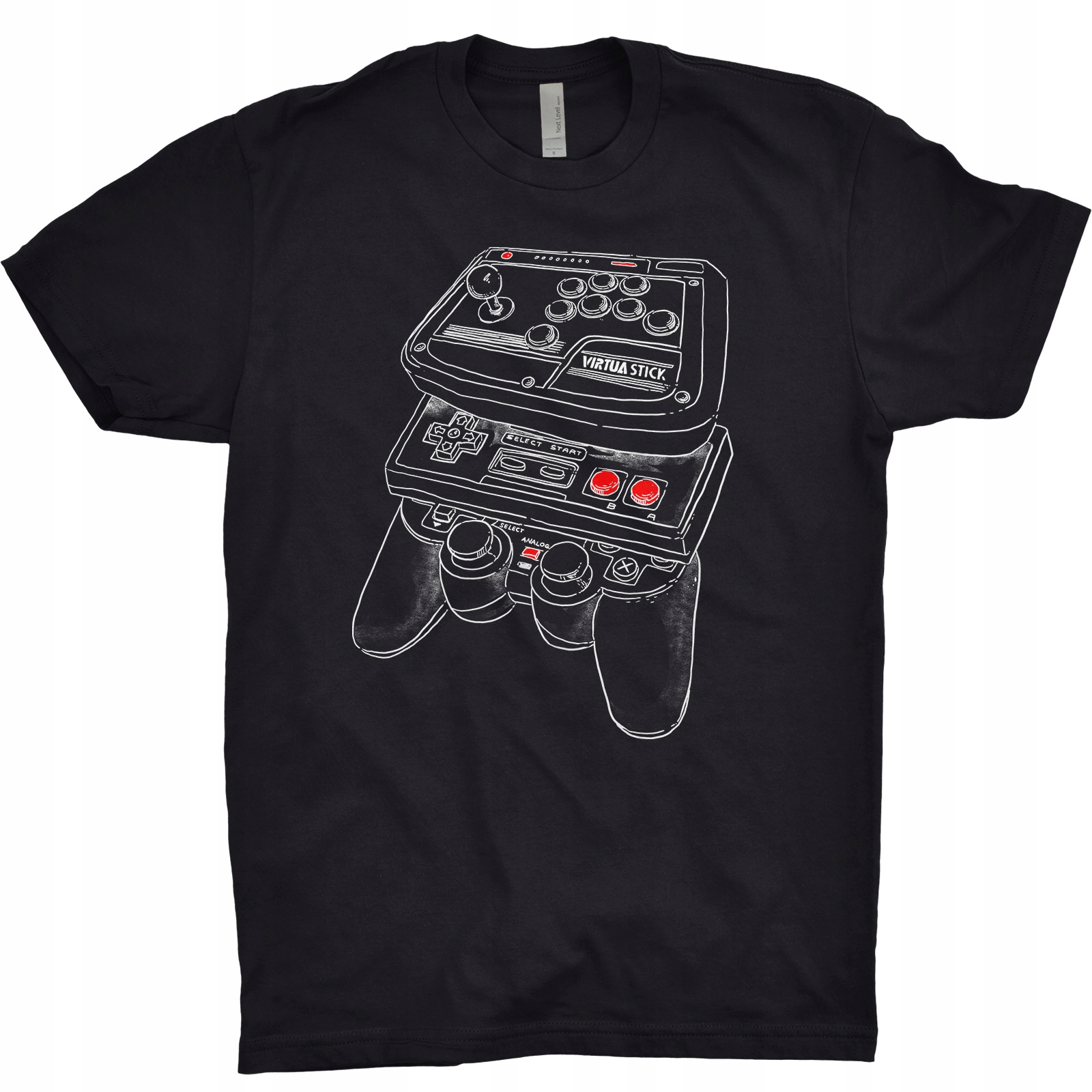 

Joystick Pad Koszulka Atari Amiga Retro Kontrolery