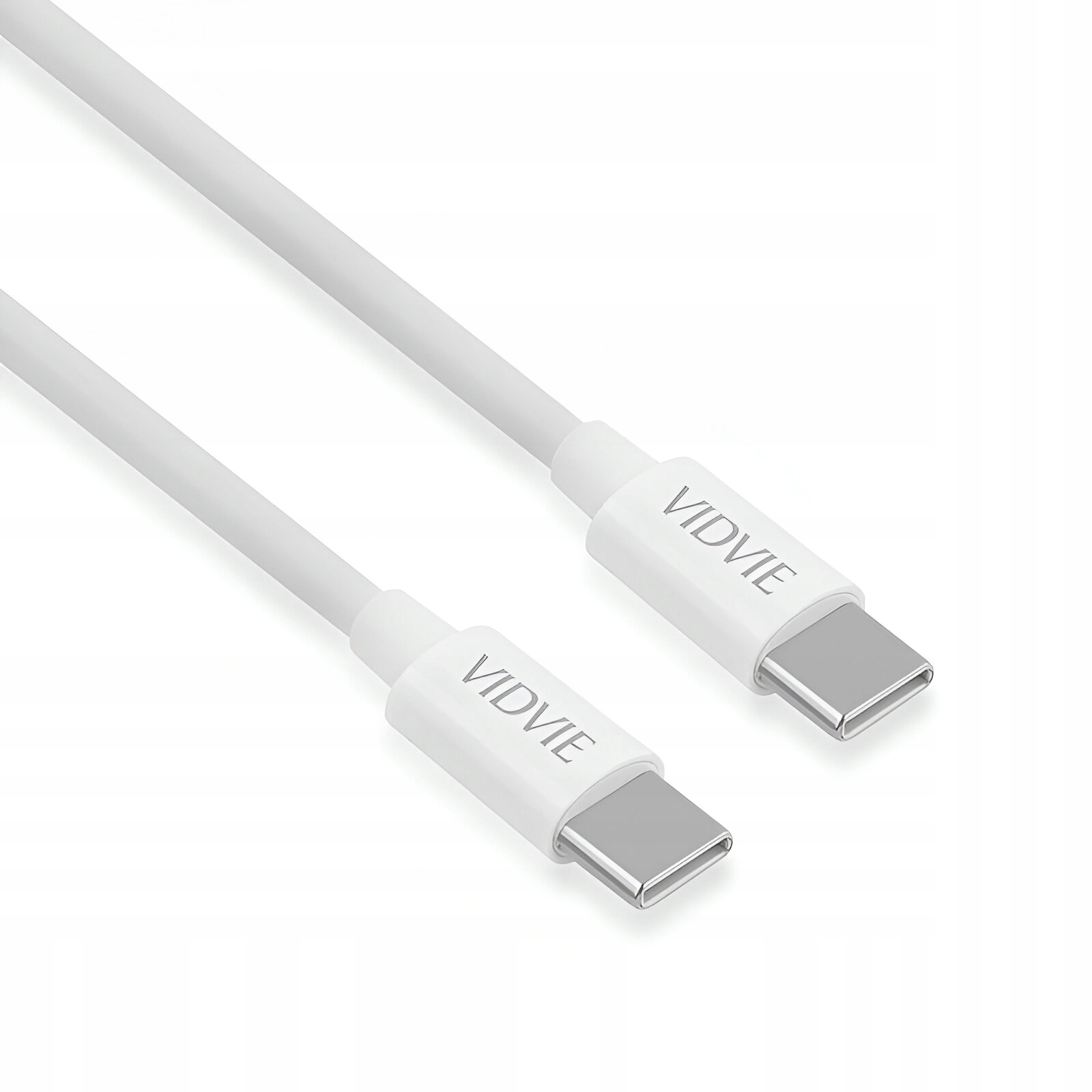 Kabel USB C (Typ C, 3A , 60W, Dwustronny Szybkie Ładowanie Quick Charge,1m) Marka VIDVIE