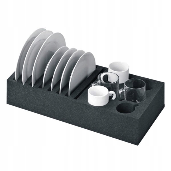 ПЕНОПЛАСТОВАЯ ГУБКА ДЕРЖАТЕЛЬ ДЛЯ ТАРЕЛОК И ЧАШЕК ДЛЯ КЕМПЕРА