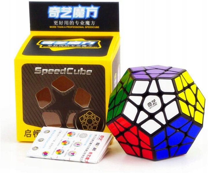 

Kostka Qiyi MoFangGe Megaminx QiHeng czarna