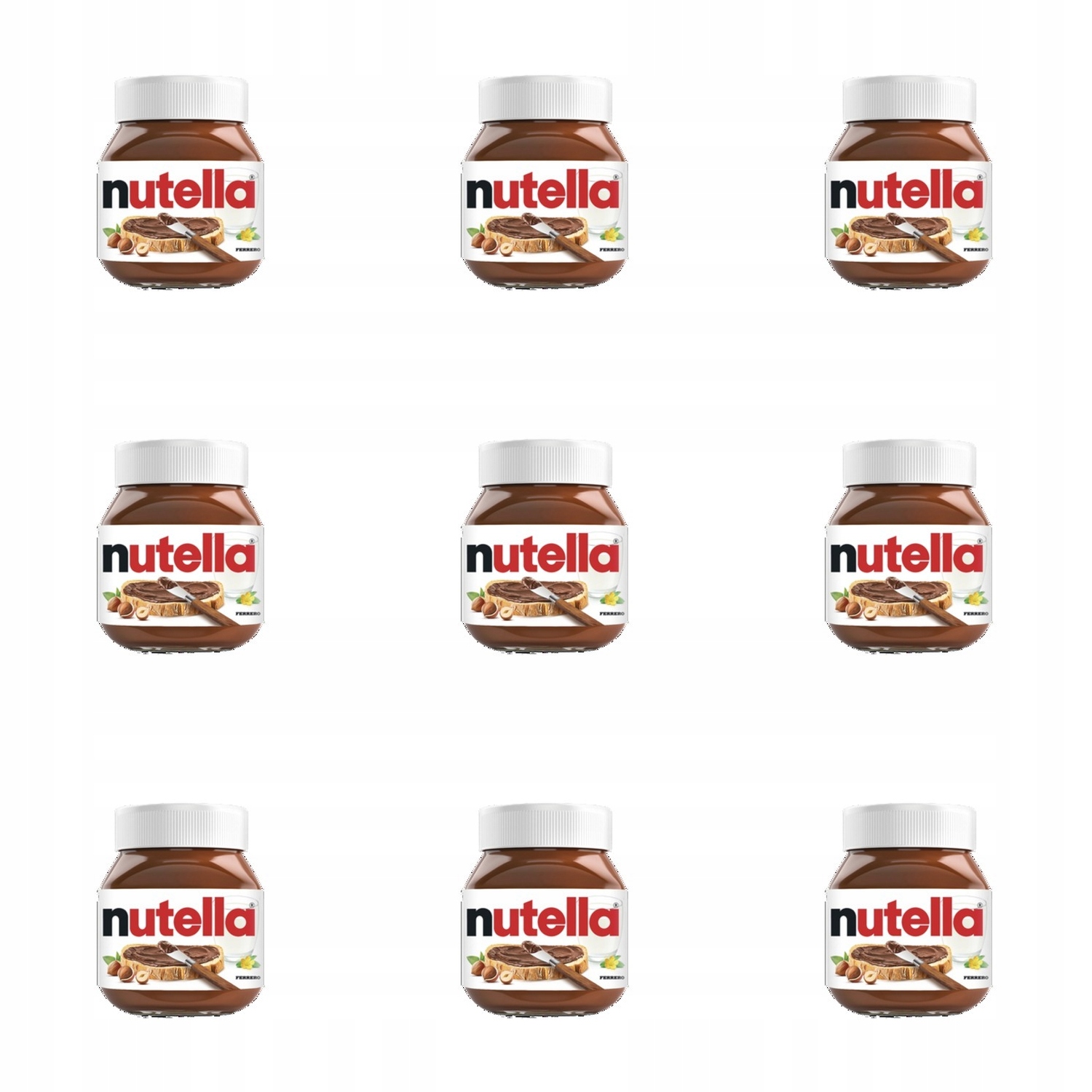 9x 350g Nutella Krem Do smarowania