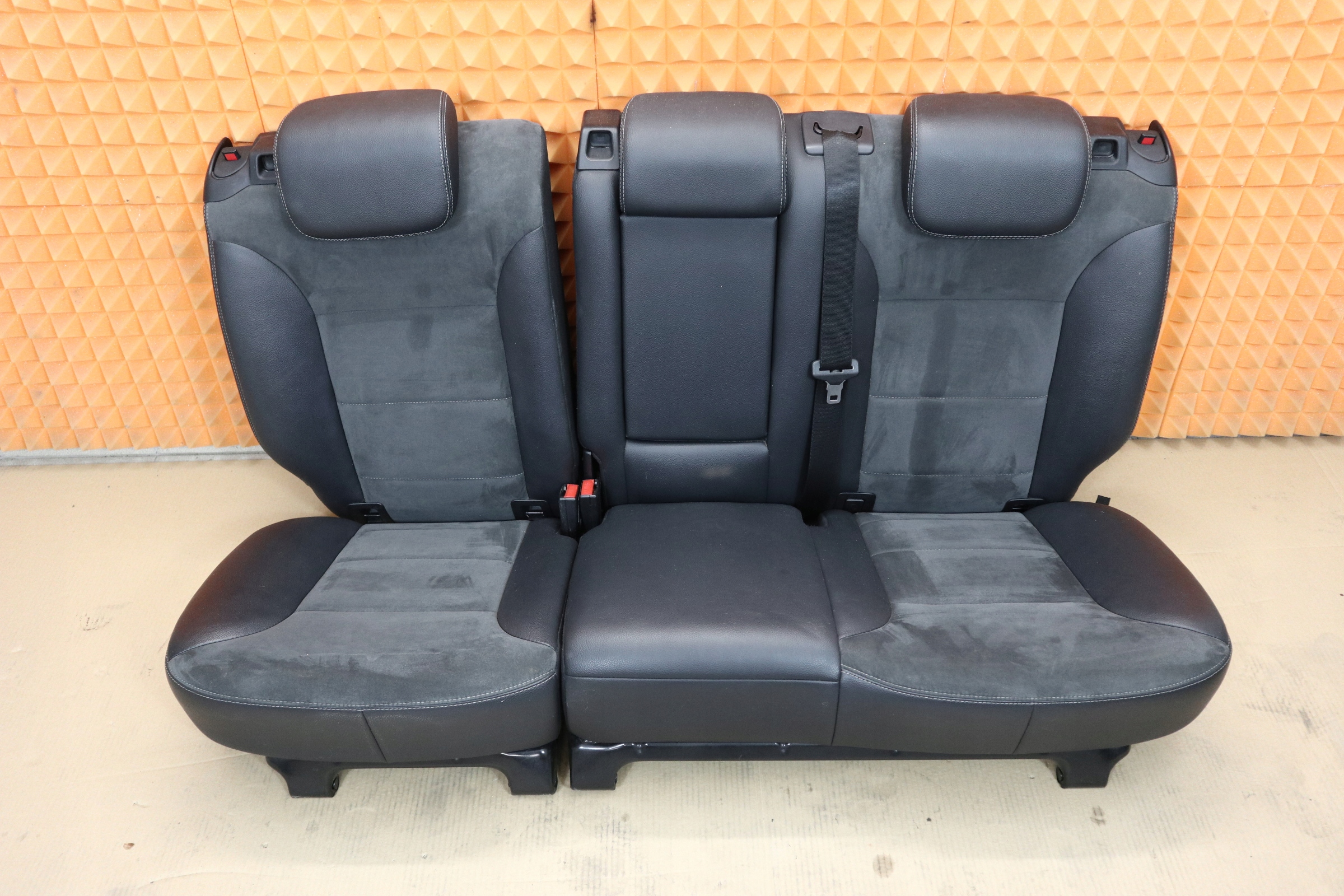 MERCEDES ML W164 РЕСТАЙЛИНГ диван задний кожа