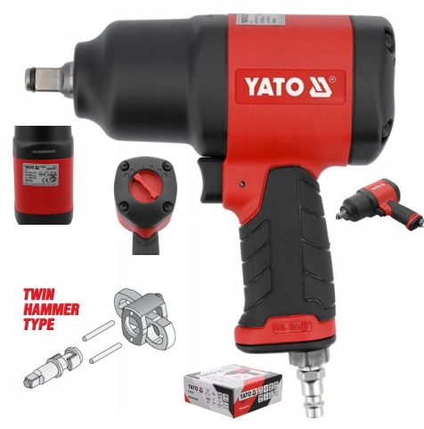 Yato Pneumatický Kľúč 1/2" 1800 Nm YT-09546