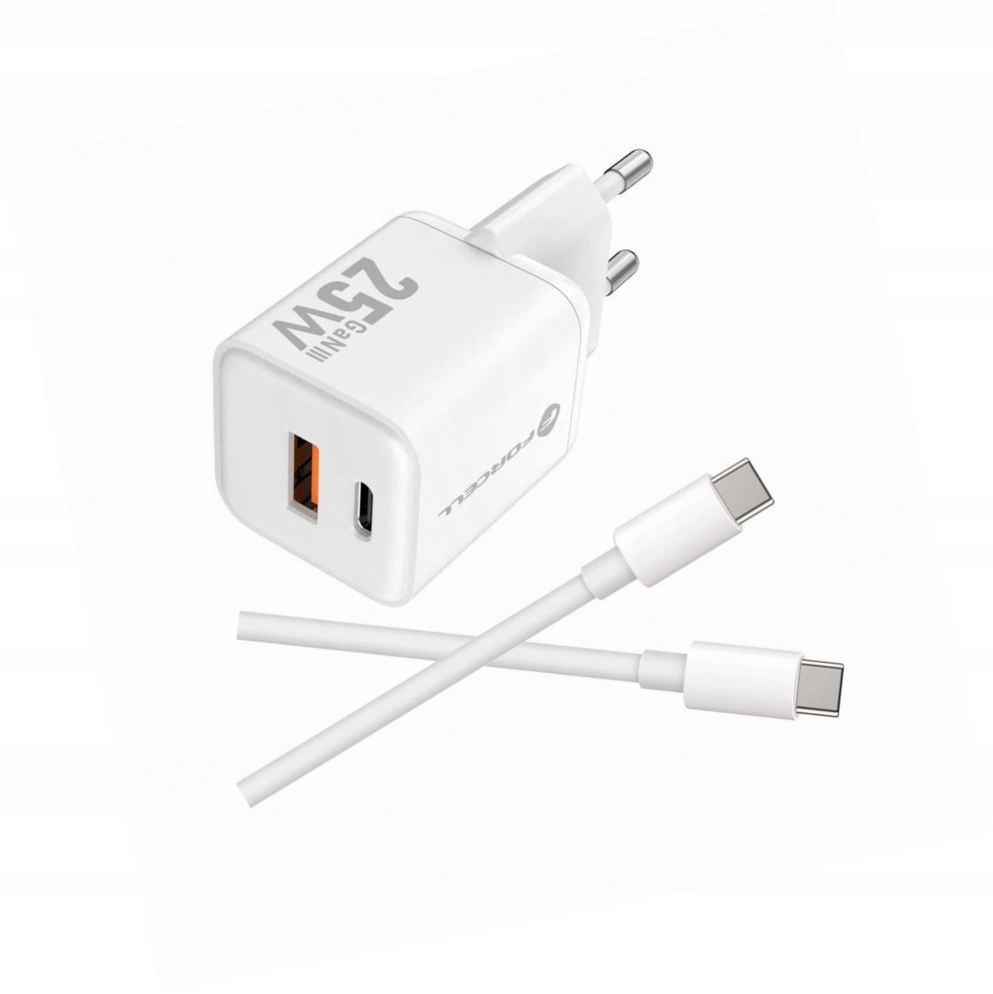 Szybka ładowarka Gan 25W 2 porty z kablem Usb-c do Samsung Galaxy A26 5G