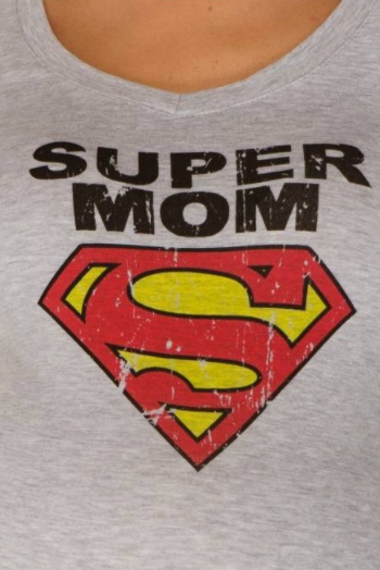 

My Tummy T-shirt Super Mom Super Mama L