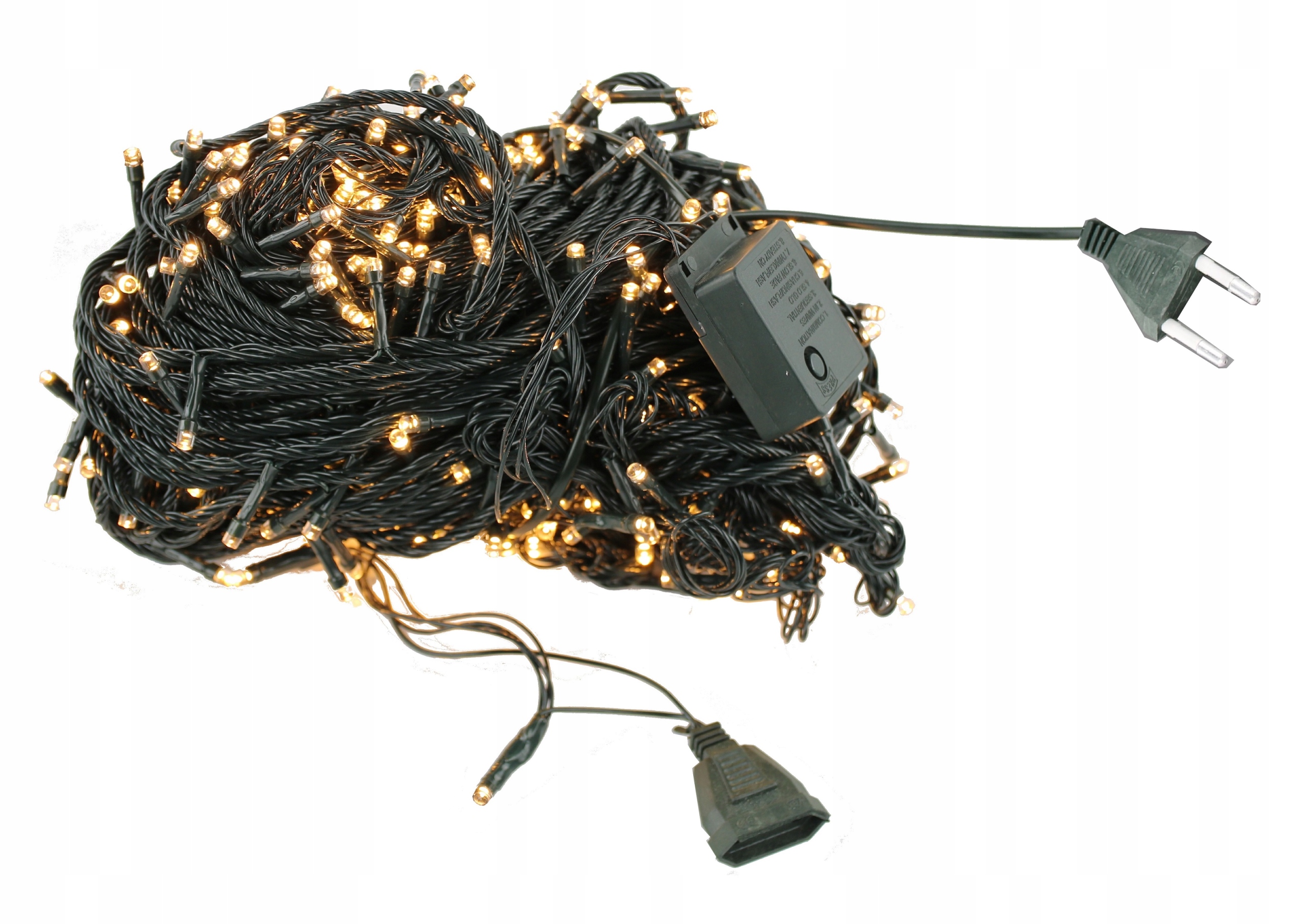 Oświetlenie Choinkowe 20 M 200 LED białe ciepłe