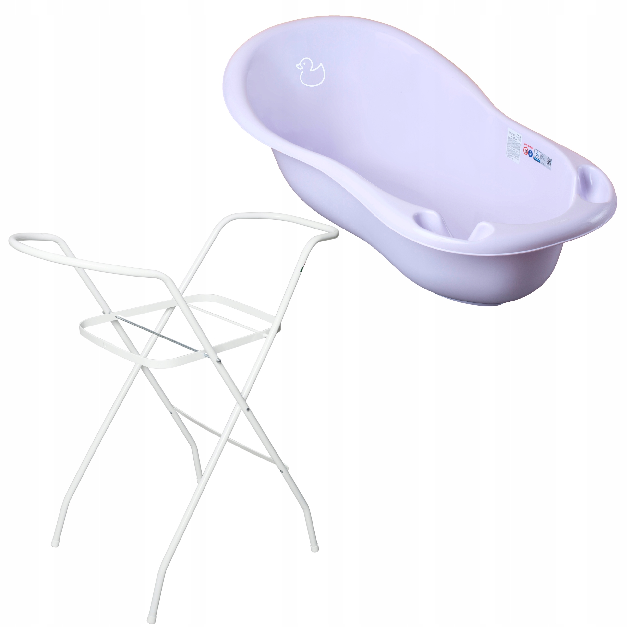 WANIENKA 102 DUŻA Kaczka FIOLET STOJAK STELAŻ Tega