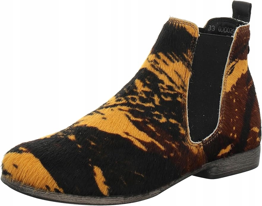 Think Kotníkové Boty Chelsea S Kožešinovým Akcentem, Vícebarevný Vzor 41,5 6DA