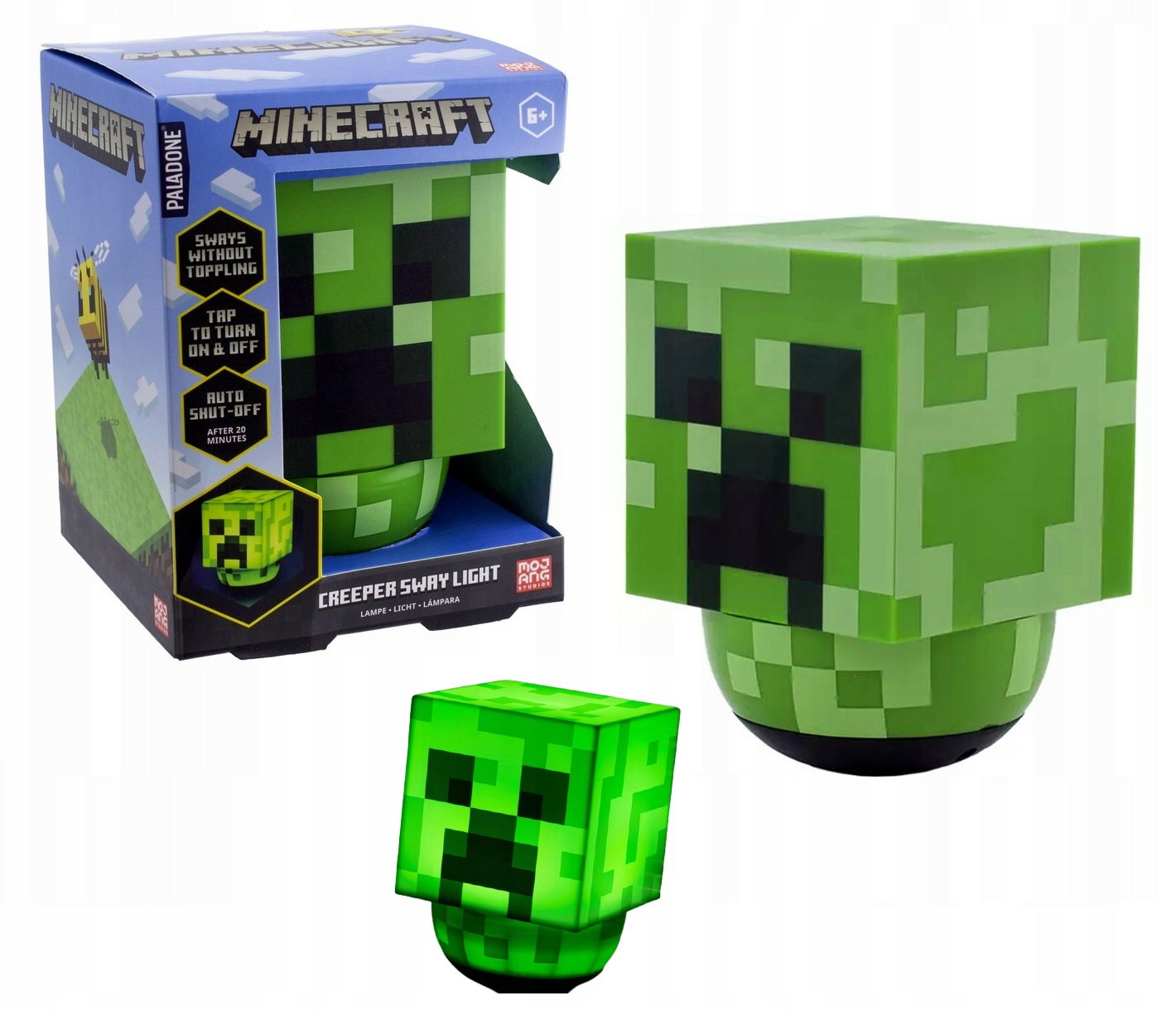 

Lampka Creeper Minecraft Kołysząca Się Licencja