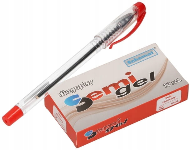 

Długopis Semi Gel 108 Czerwony 2889
