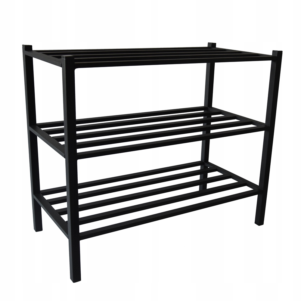 PÓŁKA NA BUTY CZARNA SZAFKA REGAŁ NA OBUWIE LOFT