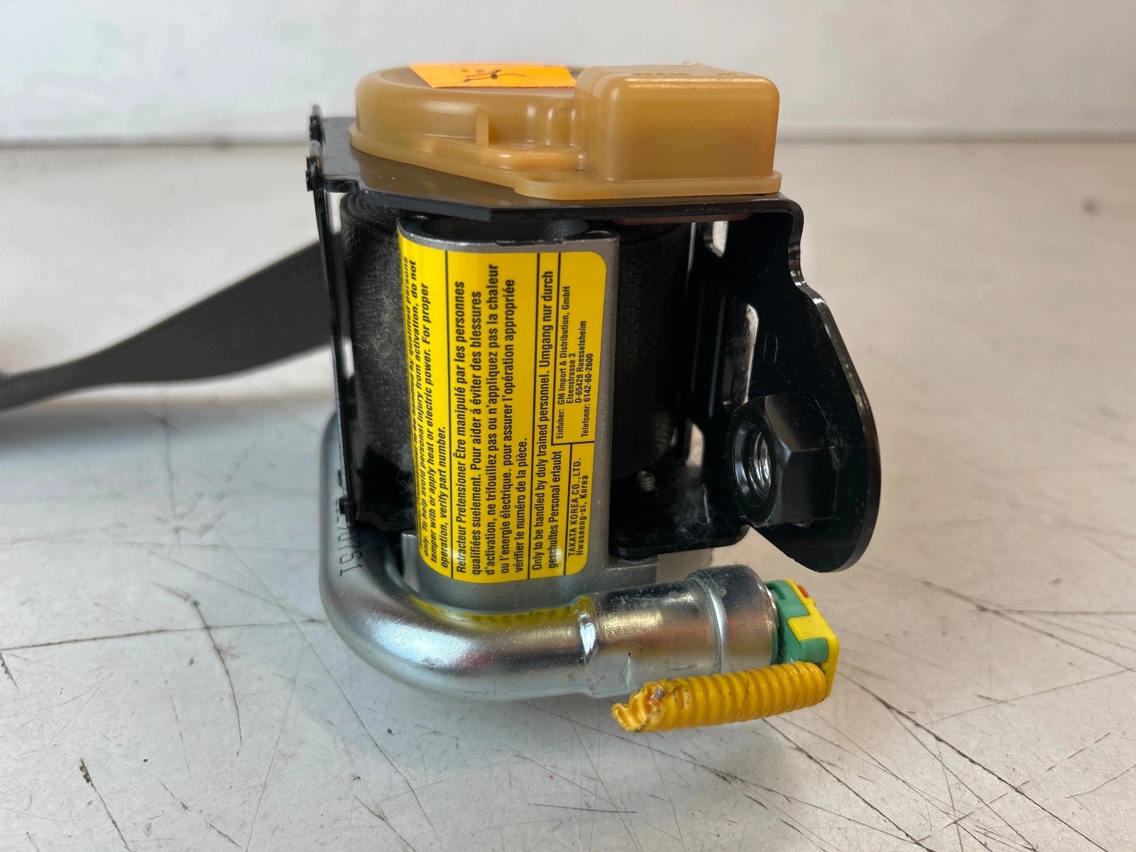 tension belt safety front front right brazowy Opel Mokka A and
