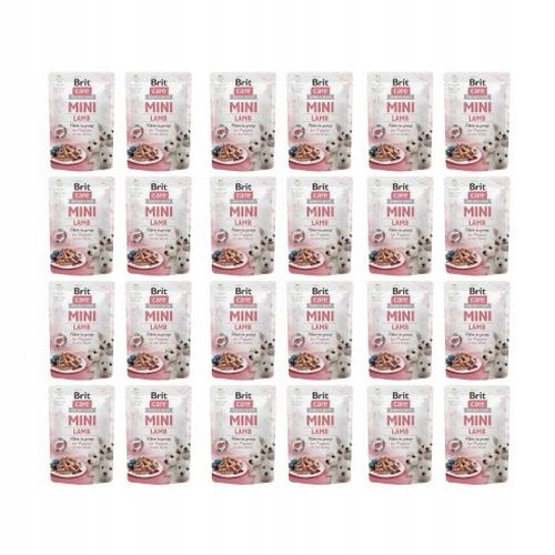 Brit Care Mini Pouch Puppy Lamb 24x85g Mokra kama z jagnięciną szczeniak