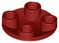 

Lego 2654 C czerwona 2x2 płytka okrągła Nowy 1szt