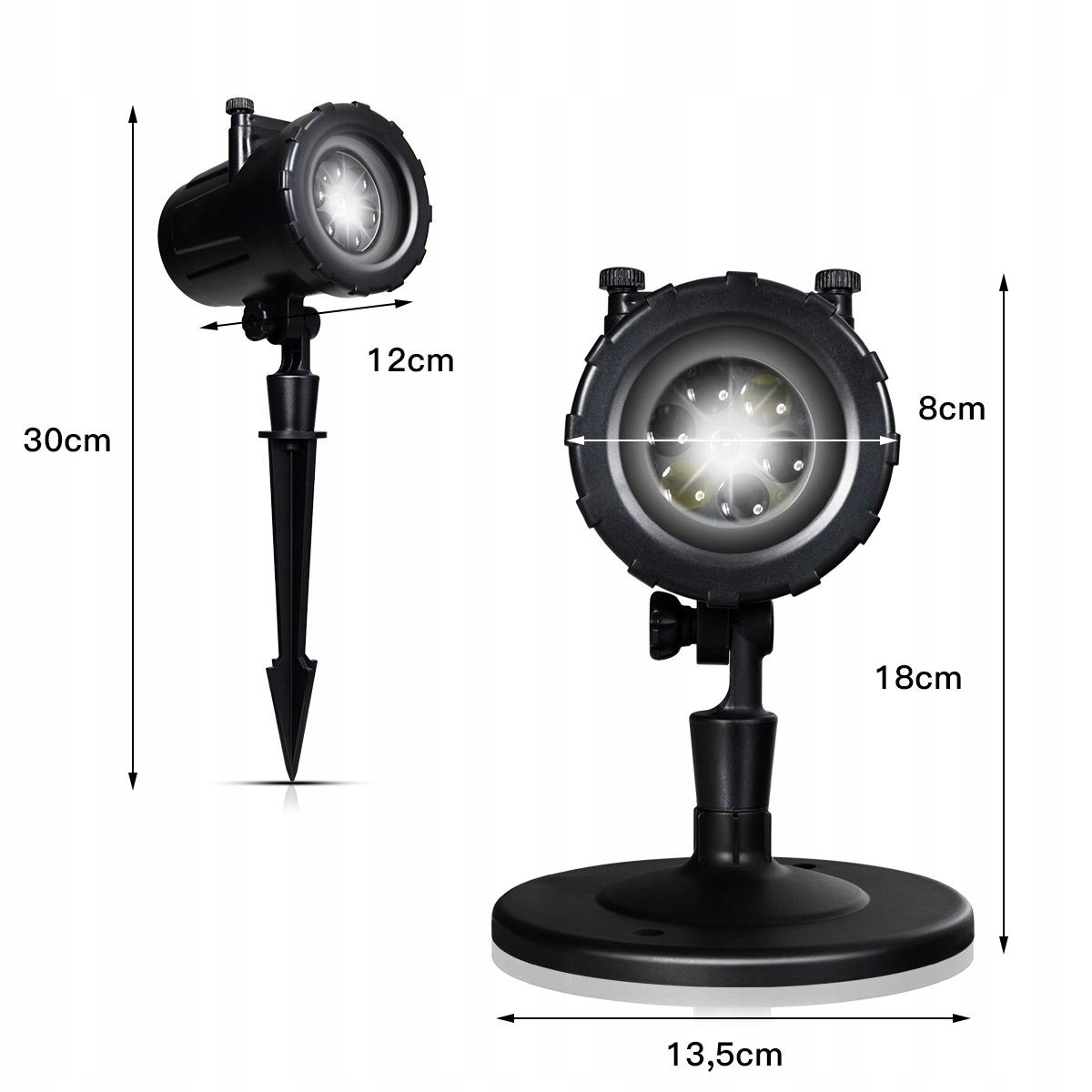 Projektor LED Rzutnik świąteczne płatki śniegu R Kod producenta EP24644DE