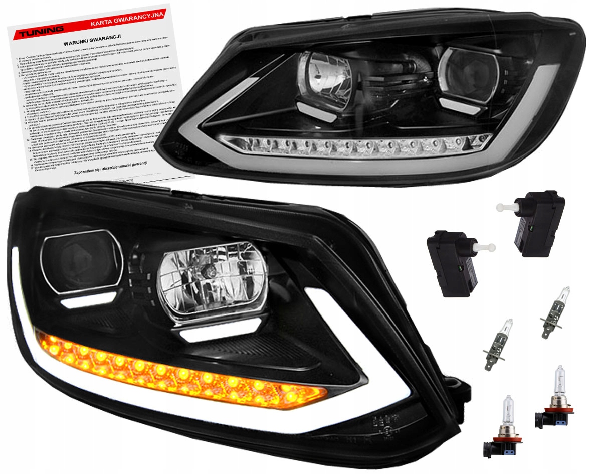 Vw Touran 1 I 1T Fl 10-15 Lampy přední světlomety Led Drl projektory