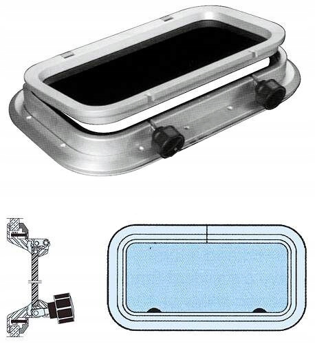 OKNO GEBO 475X255 MM OTWIERANE