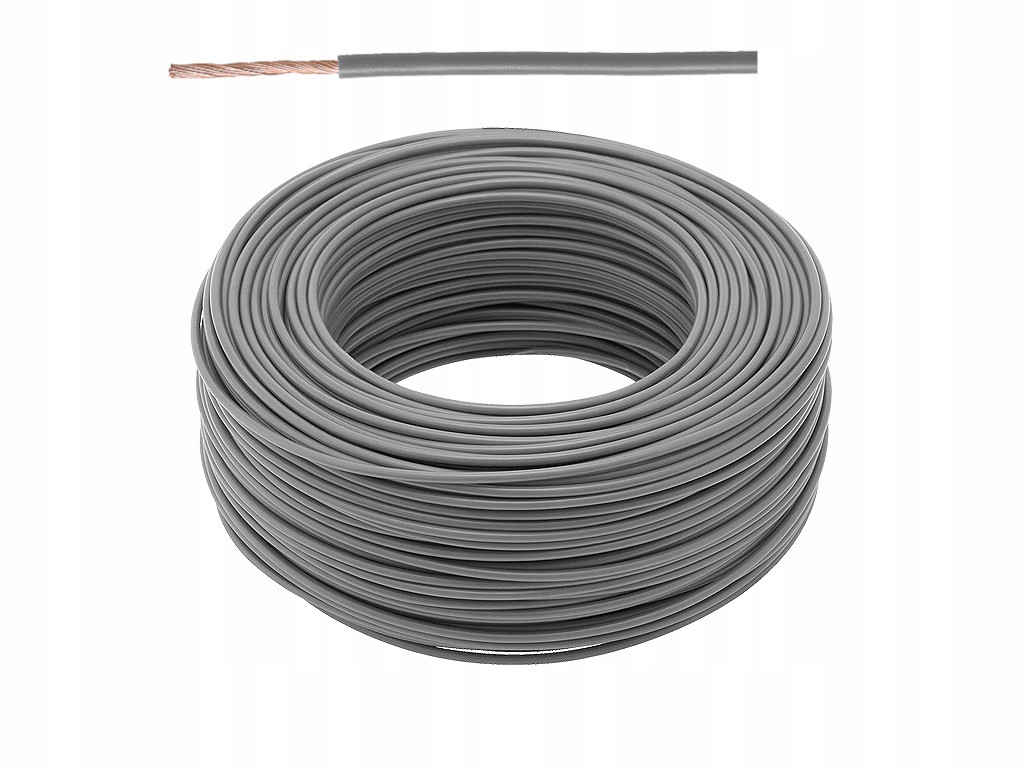 

Przewód LgY 1x1mm H05V-K szary (2m)