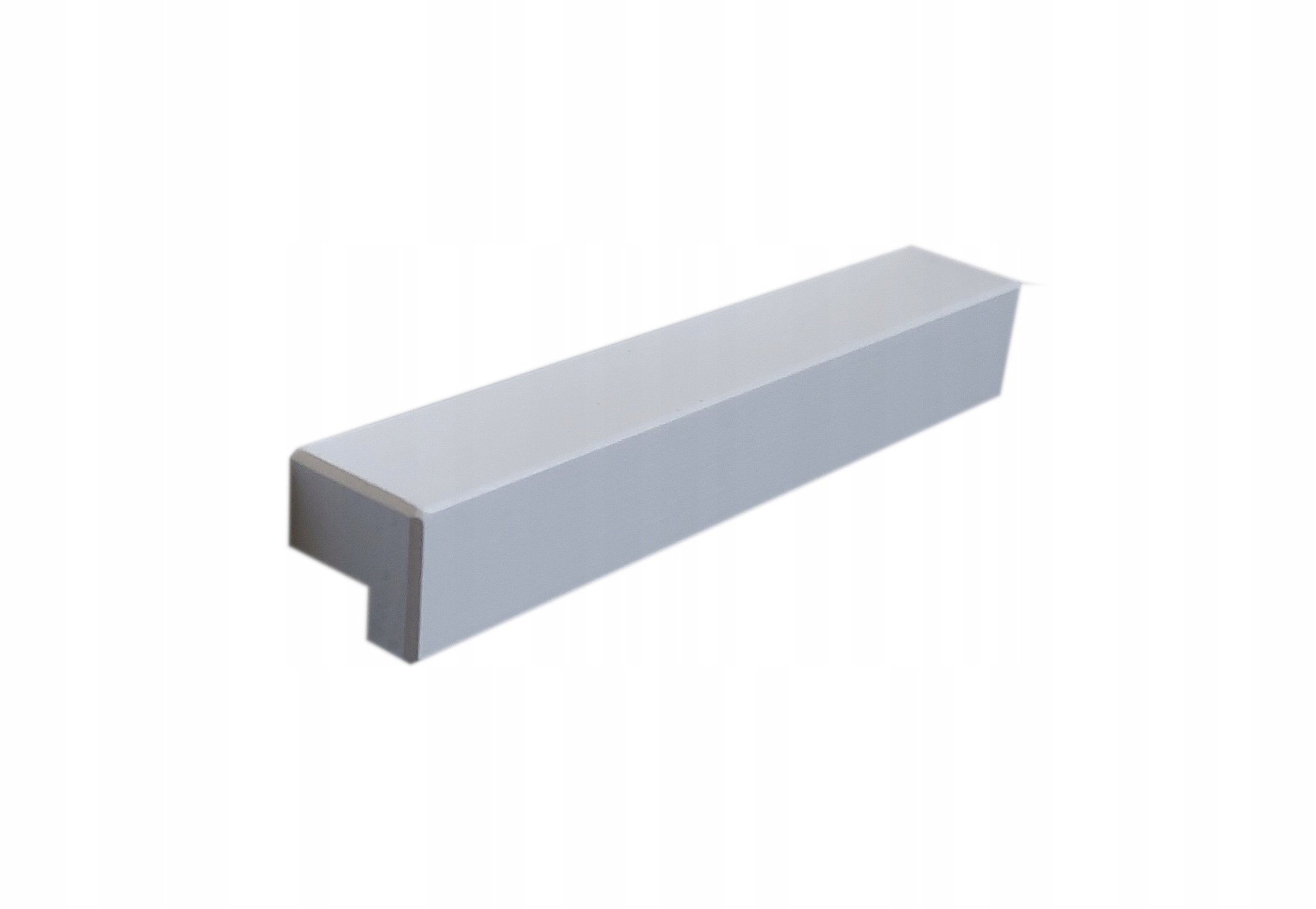 

Uchwyt meblowy drewniany kształt L dł. 128mm Biały