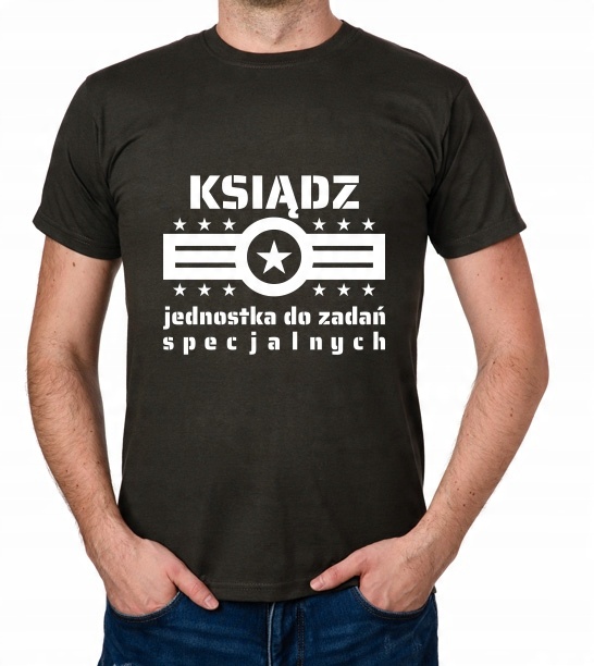 

koszulka Ksiądz Jednostka Specjalna prezent