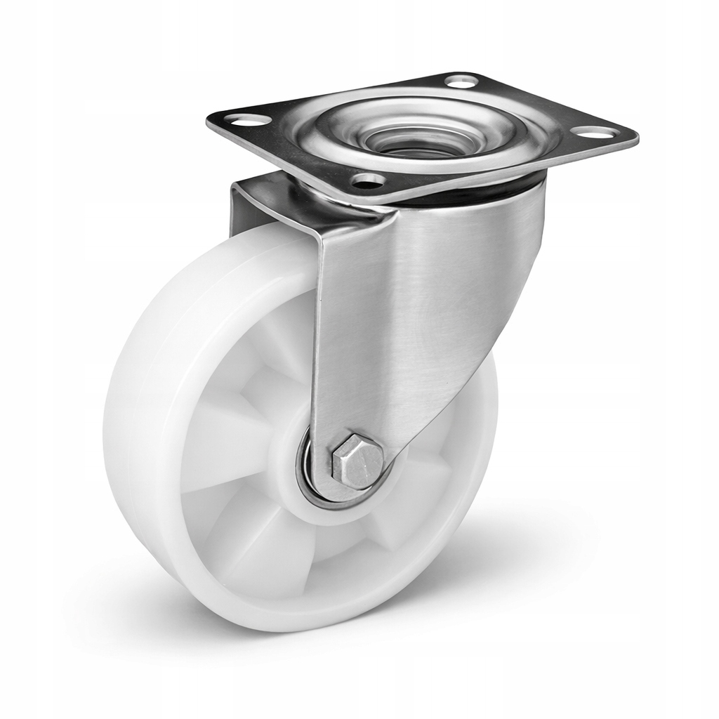 Otočné transportní kolo 200 mm polyamidové bez brzdy 500 kg deska