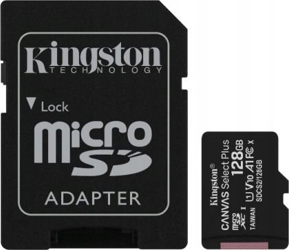 

Karta Pamięci Kingston MicroSDXC 128GB Adapter
