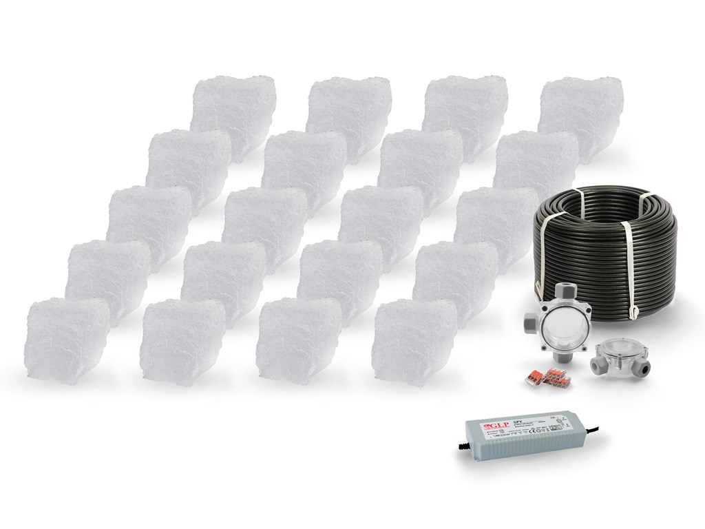 20 x Led nájezdové svítidlo 12V IP68 Bz Granit