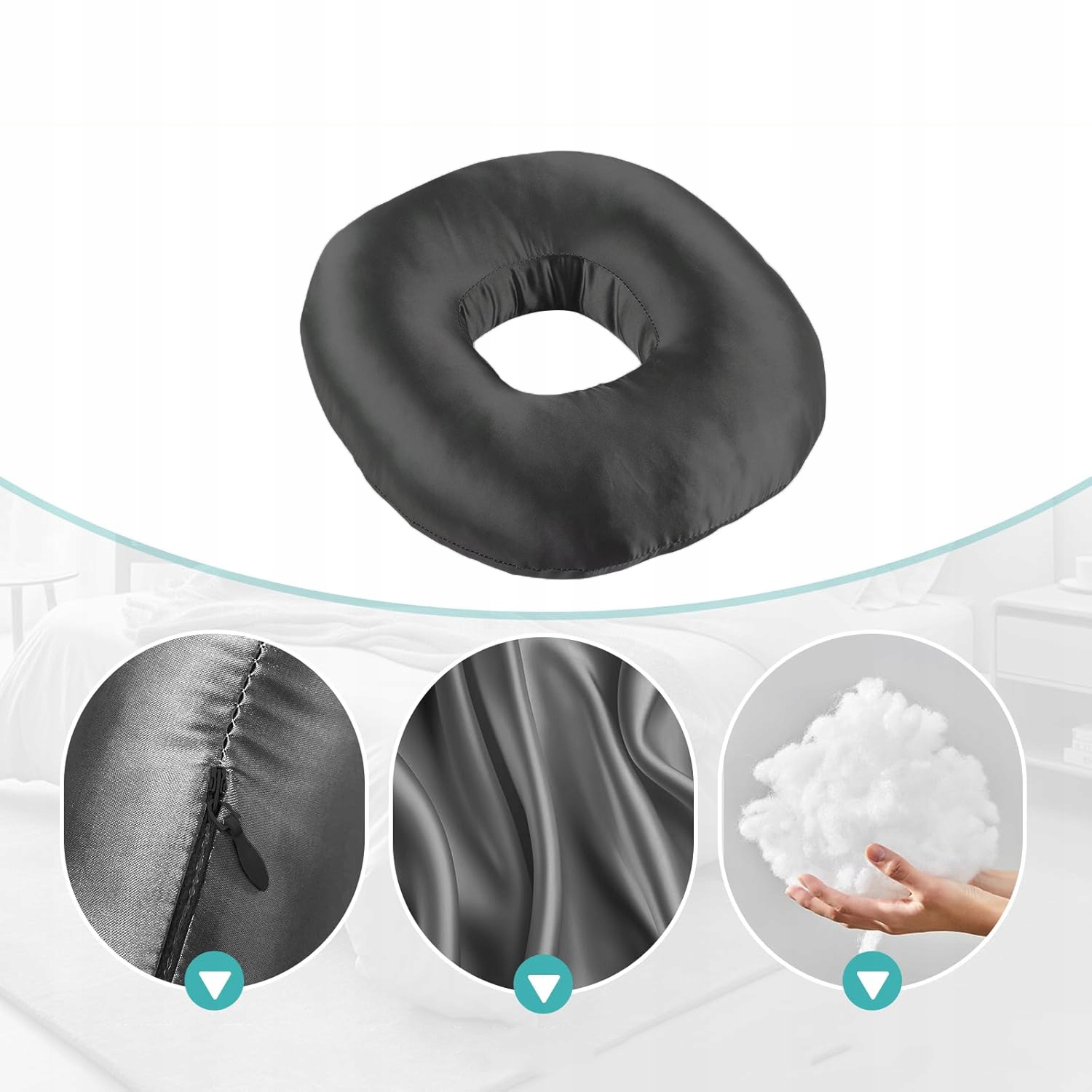 Spící Měkká Plyšová Polštář Polštář Na Spaní 30x9 cm